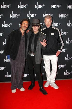 Max Giesinger, Udo Lindenberg and Benjamin von Stuckrad Barre at the premiere of the ARD documentary film UDO Rebel Rockstar Icon available in the ARD Mediathek from May 10, 2026 on April 28, 2026 at th