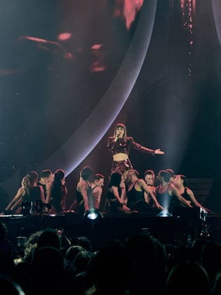 Pesaro Annalisa Concert 2026 Pictured: Annalisa and her dance group  Copyright: xpaolobarigelli.itx xipa-agency.netx xx IPA_Agency_IPA74303911