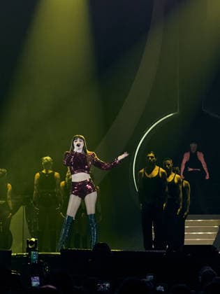 Pesaro Annalisa Concert 2026 Pictured: Annalisa and her dance group  Copyright: xpaolobarigelli.itx xipa-agency.netx xx IPA_Agency_IPA74303916