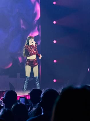 Pesaro Annalisa Concert 2026 Pictured: Annalisa and her dance group  Copyright: xpaolobarigelli.itx xipa-agency.netx xx IPA_Agency_IPA74303917