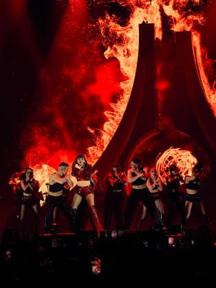Pesaro Annalisa Concert 2026 Pictured: Annalisa and her dance group  Copyright: xpaolobarigelli.itx xipa-agency.netx xx IPA_Agency_IPA74303922