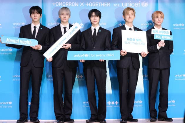 TXT at UNICEF event TXT at UNICEF event South Korean boy group Tomorrow X Together poses for a photo at a promotion event for the U.N. Children s Fund (UNICEF) in Seoul on April 29, 2026. (Yonhap) 2026-04-29 13:25:27 < 1980-2026 YONHAPNEWS AGENCY. .> ¼­¿ïÆ¯º°½Ã EDITORIAL USE ONLY  Copyright: xx PYH2026042911510034400 YonhapxNewsx yonphotos251867