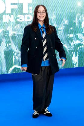 Billie Eilish at the premiere of the 3D concert film Billie Eilish Hit Me Hard and Soft The Tour at Odeon Luxe Leicester Square London, 28 04 2026 Foto:xD.xJonesx xFuturexImagex eilish_6414