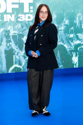 Billie Eilish at the premiere of the 3D concert film Billie Eilish Hit Me Hard and Soft The Tour at Odeon Luxe Leicester Square London, 28 04 2026 Foto:xD.xJonesx xFuturexImagex eilish_6416