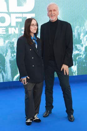 Billie Eilish and James Cameron at the premiere of the 3D concert film Billie Eilish Hit Me Hard and Soft The Tour at Odeon Luxe Leicester Square London, 28 04 2026 Foto:xD.xJonesx xFuturexImagex eilish_6411
