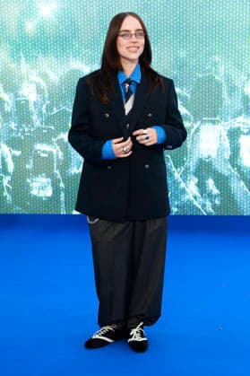 Billie Eilish at the premiere of the 3D concert film Billie Eilish Hit Me Hard and Soft The Tour at Odeon Luxe Leicester Square London, 28 04 2026 Foto:xD.xJonesx xFuturexImagex eilish_6417