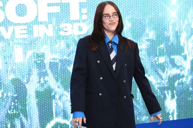 Billie Eilish at the premiere of the 3D concert film Billie Eilish Hit Me Hard and Soft The Tour at Odeon Luxe Leicester Square London, 28 04 2026 Foto:xD.xJonesx xFuturexImagex eilish_6423