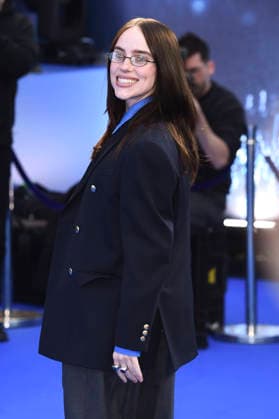 Billie Eilish at the premiere of the 3D concert film Billie Eilish Hit Me Hard and Soft The Tour at Odeon Luxe Leicester Square London, 28 04 2026 Foto:xS.xVasx xFuturexImagex eilish_6459