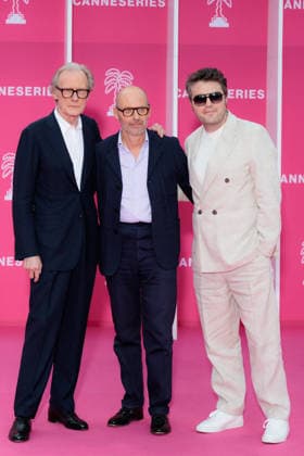 The 9th Canneseries International Festival - Pink Carpet - Closing Ceremony Bill Nighy, Hugo Blick, Tom Burke attend the pink carpet ahead of the closing ceremony of the 9th edition of the Cannes International Series Festival (Canneseries) in Cannes, southern France, on April 28, 2026. Photo by ShootPix ABACAPRESS.COM Nice Provence-Alpes-Cote d Azur France  Copyright: xShootpix ABACAx