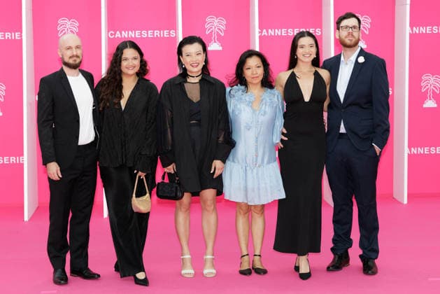 The 9th Canneseries International Festival - Pink Carpet - Closing Ceremony attend the pink carpet ahead of the closing ceremony of the 9th edition of the Cannes International Series Festival (Canneseries) in Cannes, southern France, on April 28, 2026. Photo by ShootPix ABACAPRESS.COM Nice Provence-Alpes-Cote d Azur France  Copyright: xShootpix ABACAx