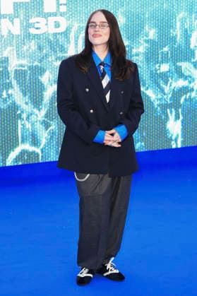 Billie Eilish at the premiere of the 3D concert film Billie Eilish Hit Me Hard and Soft The Tour at Odeon Luxe Leicester Square London, 28 04 2026 Foto:xS.xVasx xFuturexImagex eilish_6469