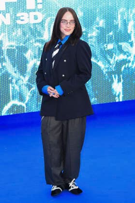Billie Eilish at the premiere of the 3D concert film Billie Eilish Hit Me Hard and Soft The Tour at Odeon Luxe Leicester Square London, 28 04 2026 Foto:xS.xVasx xFuturexImagex eilish_6471