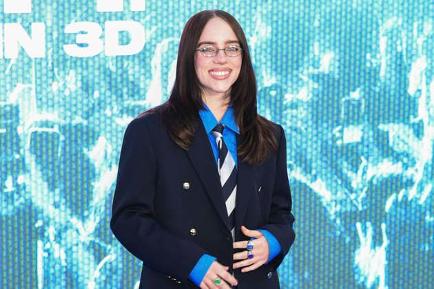 Billie Eilish at the premiere of the 3D concert film Billie Eilish Hit Me Hard and Soft The Tour at Odeon Luxe Leicester Square London, 28 04 2026 Foto:xS.xVasx xFuturexImagex eilish_6472