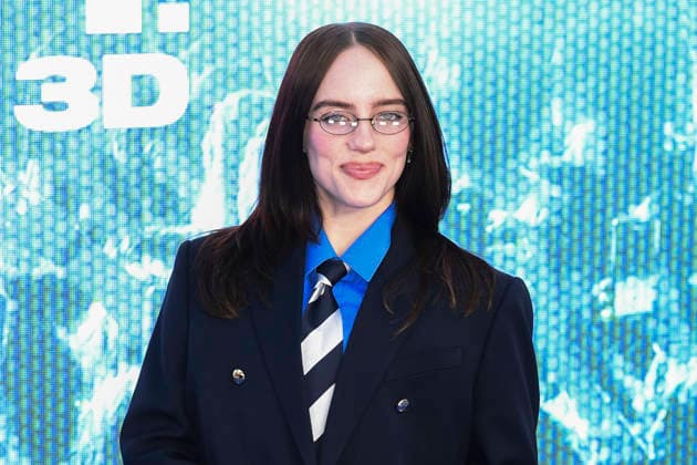 Billie Eilish at the premiere of the 3D concert film Billie Eilish Hit Me Hard and Soft The Tour at Odeon Luxe Leicester Square London, 28 04 2026 Foto:xS.xVasx xFuturexImagex eilish_6474