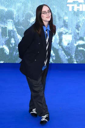 Billie Eilish at the premiere of the 3D concert film Billie Eilish Hit Me Hard and Soft The Tour at Odeon Luxe Leicester Square London, 28 04 2026 Foto:xS.xVasx xFuturexImagex eilish_6476