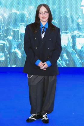 Billie Eilish at the premiere of the 3D concert film Billie Eilish Hit Me Hard and Soft The Tour at Odeon Luxe Leicester Square London, 28 04 2026 Foto:xS.xVasx xFuturexImagex eilish_6480