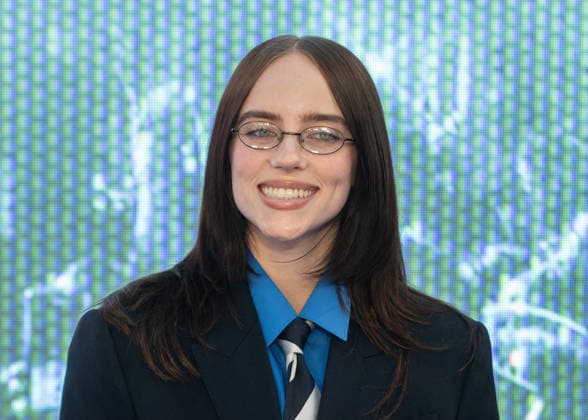 Billie Eilish attends the UK Premiere of Billie Eilish - Hit Me Hard and Soft: The Tour Live In 3D at Odeon Luxe Leicester Square in London, England. UK. Tuesday 28th April 2026. Copyright: xJamesxWarrenx ae75e678
