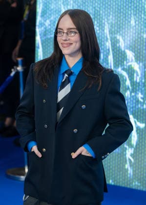 Billie Eilish attends the UK Premiere of Billie Eilish - Hit Me Hard and Soft: The Tour Live In 3D at Odeon Luxe Leicester Square in London, England. UK. Tuesday 28th April 2026. Copyright: xJamesxWarrenx ae75e690
