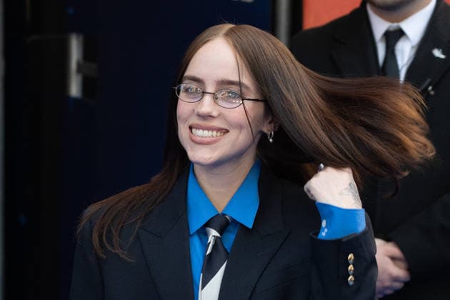 Billie Eilish attends the UK Premiere of Billie Eilish - Hit Me Hard and Soft: The Tour Live In 3D at Odeon Luxe Leicester Square in London, England. UK. Tuesday 28th April 2026. Copyright: xJamesxWarrenx ae75e664