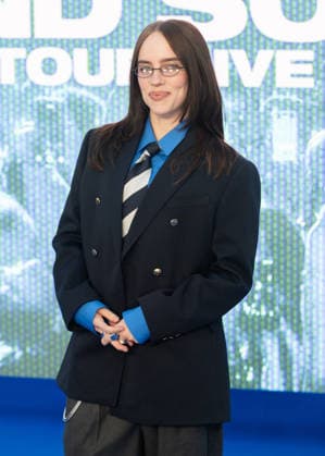 Billie Eilish attends the UK Premiere of Billie Eilish - Hit Me Hard and Soft: The Tour Live In 3D at Odeon Luxe Leicester Square in London, England. UK. Tuesday 28th April 2026. Copyright: xJamesxWarrenx ae75e680