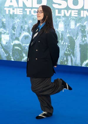Billie Eilish attends the UK Premiere of Billie Eilish - Hit Me Hard and Soft: The Tour Live In 3D at Odeon Luxe Leicester Square in London, England. UK. Tuesday 28th April 2026. Copyright: xJamesxWarrenx ae75e682