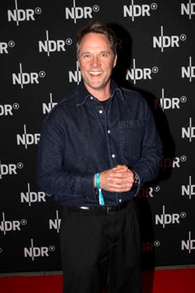 ABB LINDENBERG Matthias Schloo on the red carpet at the Kino Welt Premiere of ARD Dekou UDO Rebell Rockstar Icon at the Astor Filmlounge in the Hafencity on April 28, 2026 in Hamburg Hamburg Germany