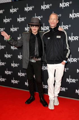 Udo Lindenberg and Benjamin von Stuckrad Barre at the premiere of the ARD documentary Udo Rebell Rockstar Icon in the Astor Filmlounge Hafencity Hamburg, 28 04 2026 Foto:xgbrcix xFuturexImagex udo_6461