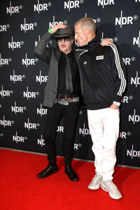 Udo Lindenberg and Benjamin von Stuckrad Barre at the premiere of the ARD documentary Udo Rebell Rockstar Icon in the Astor Filmlounge Hafencity Hamburg, 28 04 2026 Foto:xgbrcix xFuturexImagex udo_6462