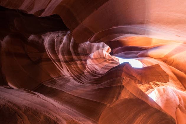 Sunlight Illuminating the Winding Sandstone Walls of a Slot Canyon Page, Arizona, United States CR_YECJHG260428-2008912-01
