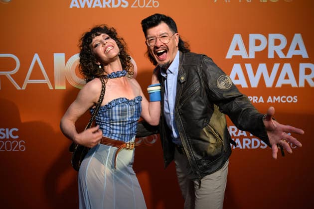 APRA MUSIC AWARDS 2026, Fanny Lumsden and Dan Freeman attend the 2026 APRA Music Awards at Hordern Pavilion, in Sydney, Wednesday, April 29, 2026. ( NO ARCHIVING SYDNEY NEW SOUTH WALES AUSTRALIA  Copyright: xDANxHIMBRECHTSx 20260429194620225156