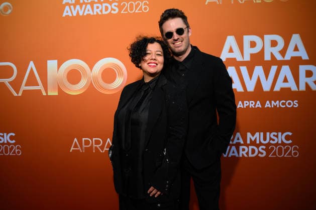 APRA MUSIC AWARDS 2026, Mahalia Barnes and Ben Rodgers attend the 2026 APRA Music Awards at Hordern Pavilion, in Sydney, Wednesday, April 29, 2026. ( NO ARCHIVING SYDNEY NEW SOUTH WALES AUSTRALIA  Copyright: xDANxHIMBRECHTSx 20260429187466574120