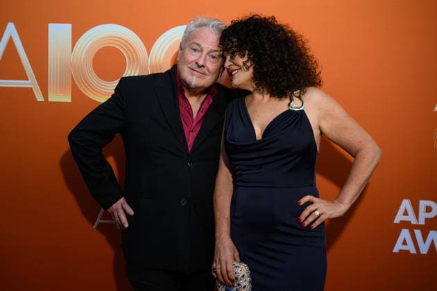 APRA MUSIC AWARDS 2026, Ross Wilson and Tania Gogos-Wilson attend the 2026 APRA Music Awards at Hordern Pavilion, in Sydney, Wednesday, April 29, 2026. ( NO ARCHIVING SYDNEY NEW SOUTH WALES AUSTRALIA  Copyright: xDANxHIMBRECHTSx 20260429136742081750