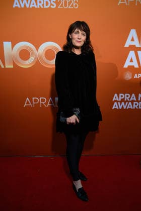 APRA MUSIC AWARDS 2026, Sarah Blasko attends the 2026 APRA Music Awards at Hordern Pavilion, in Sydney, Wednesday, April 29, 2026. ( NO ARCHIVING SYDNEY NEW SOUTH WALES AUSTRALIA  Copyright: xDANxHIMBRECHTSx 20260429175104724081