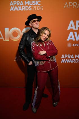 APRA MUSIC AWARDS 2026, Jesse Hooper and Ella Hooper attend the 2026 APRA Music Awards at Hordern Pavilion, in Sydney, Wednesday, April 29, 2026. ( NO ARCHIVING SYDNEY NEW SOUTH WALES AUSTRALIA  Copyright: xDANxHIMBRECHTSx 20260429133263626260