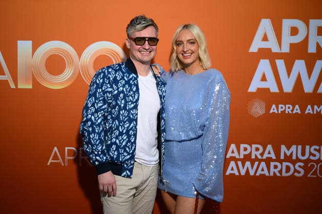 APRA MUSIC AWARDS 2026, George Sheppard and Emma Sheppard attend the 2026 APRA Music Awards at Hordern Pavilion, in Sydney, Wednesday, April 29, 2026. ( NO ARCHIVING SYDNEY NEW SOUTH WALES AUSTRALIA  Copyright: xDANxHIMBRECHTSx 20260429147645021580
