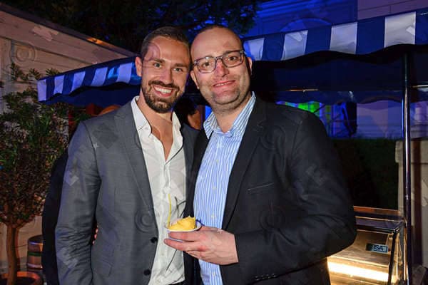 Daniel Funke, Jens Spahn at summer party ZDF-Sommertreff at Hamburger Bahnhof. , Berlin, Germany AEDT WENN.com 21548934.jpg