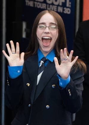 Billie Eilish Hit Me Hard and Soft UK Premiere - London Billie Eilish attends the UK Premiere of Billie Eilish - Hit Me Hard and Soft: The Tour Live In 3D at Odeon Luxe Leicester Square in London, England. UK. Tuesday 28th April 2026. Photo by James Warren Famous ABACAPRESS.COM London United Kingdom  Copyright: xFamous ABACAx