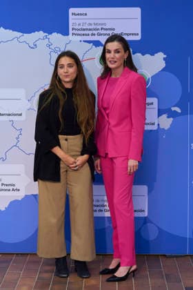 29-04-2026 Granada Queen Letizia with film director and screenwriter Gemma Blasco attended the announcement of the Girona Arts Prize 2026 during the fourth stage of the Tour del Talento at Manuel de Falla Auditorium in Granada. No Spain Â  Copyright: xPPEx
