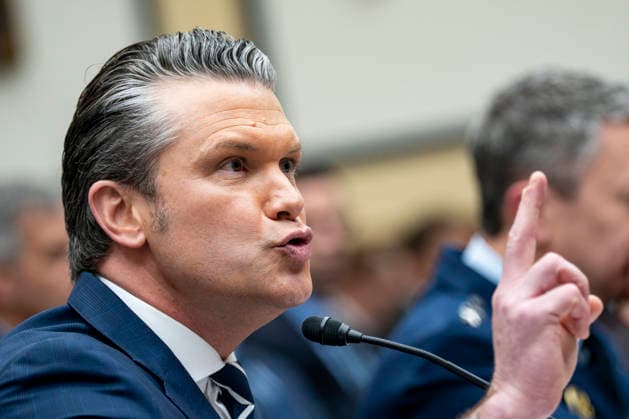 Secretary of Defense Pete Hegseth speaks during a House Armed Services Committee hearing on the Department of Defense s proposed fiscal year 2027 budget request at the U.S. Capitol in Washington, DC on Wednesday, April 29, 2026. The Pentagon gave its first estimate of the cost of the U.S. conflict with Iran at $25 billion.  WAP20260429386 BONNIExCASH