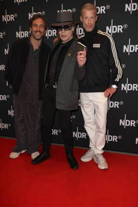 PREMIERE UDO REBELL ROCKSTAR 28 04 2026 Max Giesinger, Udo Lindenberg, Benjamin von Stuckrad Barre, Premiere of the film UDO Rebell Rockstar at the Astor Filmlounge in Hafencity, Hamburg, 28 04 2026 Copyright: xEventpressxMPx