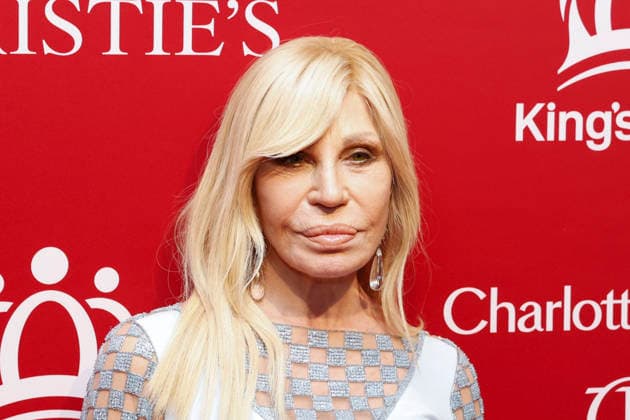 Donatella Versace arrives on the red carpet at The King s Trust 5th Annual Gala at Christie s on Wednesday, April 29, 2026 in New York City. King Charles III and Queen Camilla will visit the nation s capital, New York City, and Virginia during the trip arranged to celebrate the United States of America s 250th anniversary of its independence.  NYP20260429526 JOHNxANGELILLO