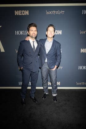 April 29, 2026, New York, United States: (L-R) Adam Scott and Paul Rudd attend Neon s Hokum New York premiere at Regal Union Square on April 29, 2026 in New York City. New York United States  - ZUMAs197 20260429_aaa_s197_253 Copyright: xRonxAdarx