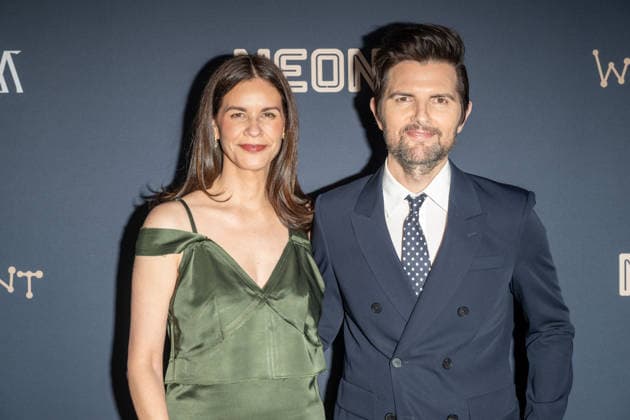 April 29, 2026, New York, United States: (L-R) Naomi Scott and Adam Scott attend Neon s Hokum New York premiere at Regal Union Square on April 29, 2026 in New York City. New York United States  - ZUMAs197 20260429_aaa_s197_237 Copyright: xRonxAdarx