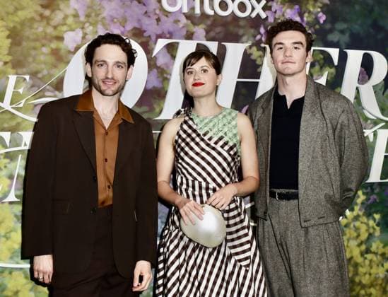 Cast attend the New York premiere of The Other Bennet Sister on Britbox Featuring: Laurie Davidson, Ella Bruccoleri, Donal Finn Where: New York City, New York, United States When: 29 Apr 2026 Credit: Nancy Rivera INSTARimages EDITORIAL USE ONLY. NOT FOR USE BY NEWSPAPERS BASED IN THE UK. Copyright: xx instar55653655