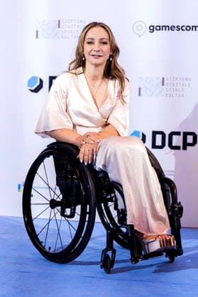 Kristina Vogel at the presentation of the German Computer Game Award 2026 in the Herkulessaal of the Munich Residence, 29 04 2026 Foto:xN.xKolinzx xFuturexImagex computerspielpreis_6403