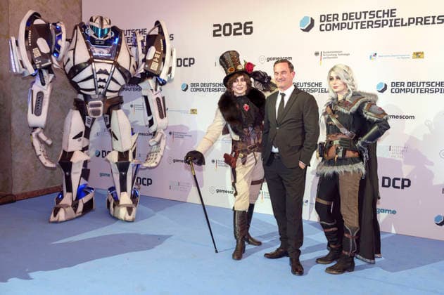 Sönke Möhring bei der Verleihung des Deutschen Computerspielpreises 2026 im Herkulessaal der Residenz. München, 29.04.2026 *** Sönke Möhring at the presentation of the German Computer Game Award 2026 in the Herkulessaal of the Munich Residence, 29 04 2026 Foto:xN.xKolinzx xFuturexImagex computerspielpreis_6429
