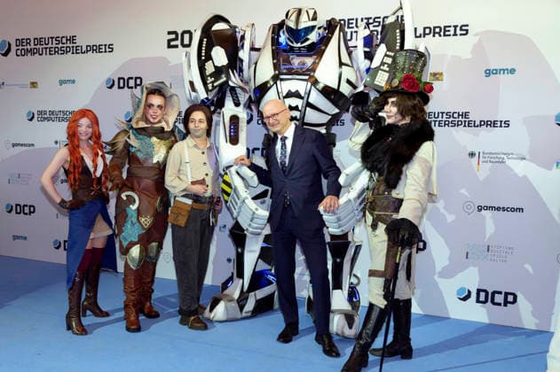 Marcus Pleyer at the presentation of the German Computer Game Award 2026 in the Herkulessaal of the Munich Residence, 29 04 2026 Foto:xN.xKolinzx xFuturexImagex computerspielpreis_6442