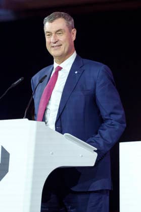 Markus Söder at the presentation of the German Computer Game Award 2026 in the Herkulessaal of the Munich Residence, 29 04 2026 Foto:xN.xKolinzx xFuturexImagex computerspielpreis_6486