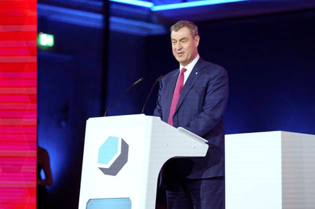 Markus Söder at the presentation of the German Computer Game Award 2026 in the Herkulessaal of the Munich Residence, 29 04 2026 Foto:xN.xKolinzx xFuturexImagex computerspielpreis_6489