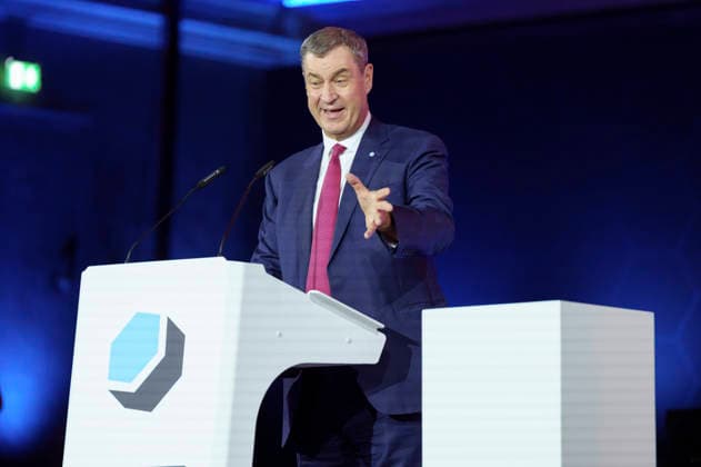 Markus Söder at the presentation of the German Computer Game Award 2026 in the Herkulessaal of the Munich Residence, 29 04 2026 Foto:xN.xKolinzx xFuturexImagex computerspielpreis_6490